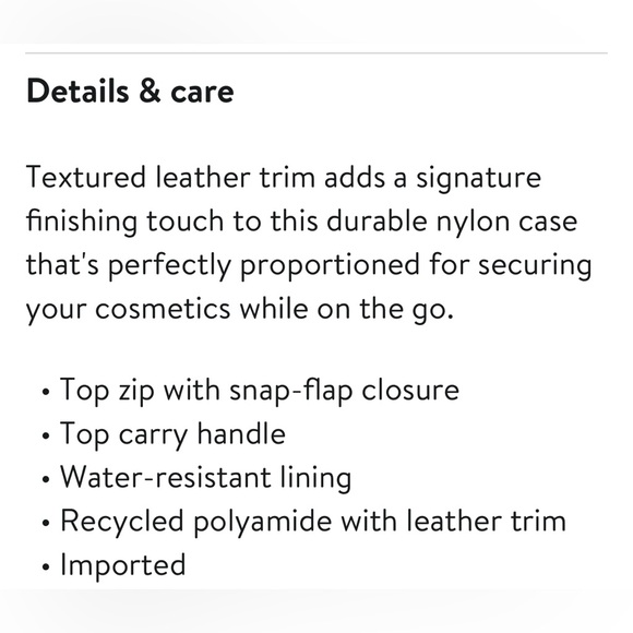 Longchamp Le Pilage Nylon Canvas Cosmetics Case - Picture 11 of 13